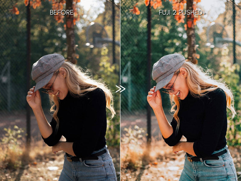 Bright Vibrant FUJIFILM Lightroom Presets Pack for Desktop & Mobile