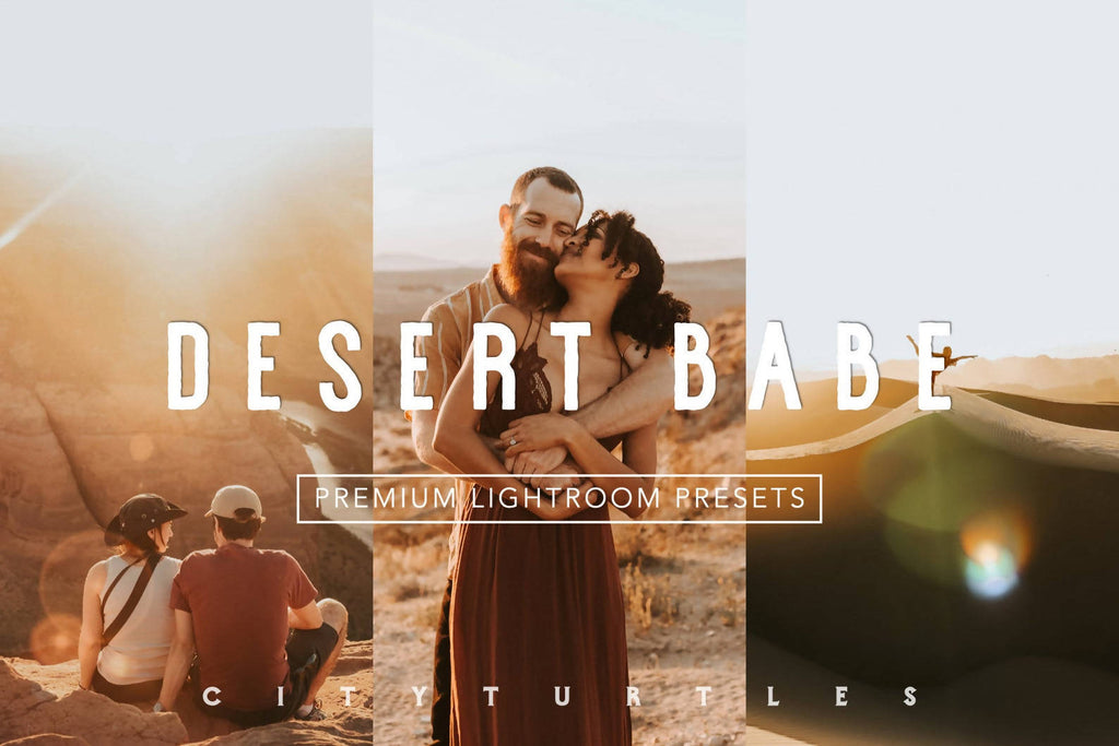 DESERT BABE Outdoor Travel Portrait Lightroom Presets for Desktop & Mobile - One Click Photographer Editing Tools