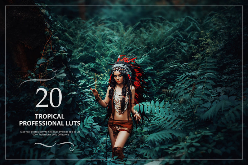 20 Tropical LUTs Pack