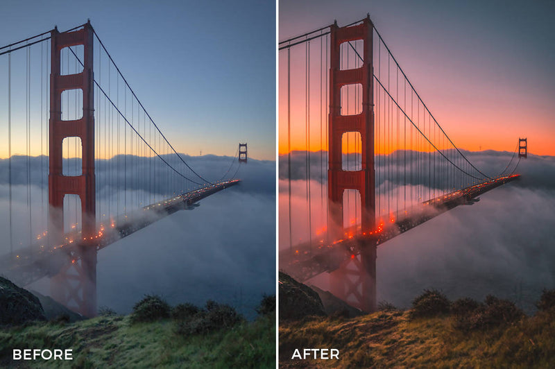 Sunset Lightroom Presets by Presetsh