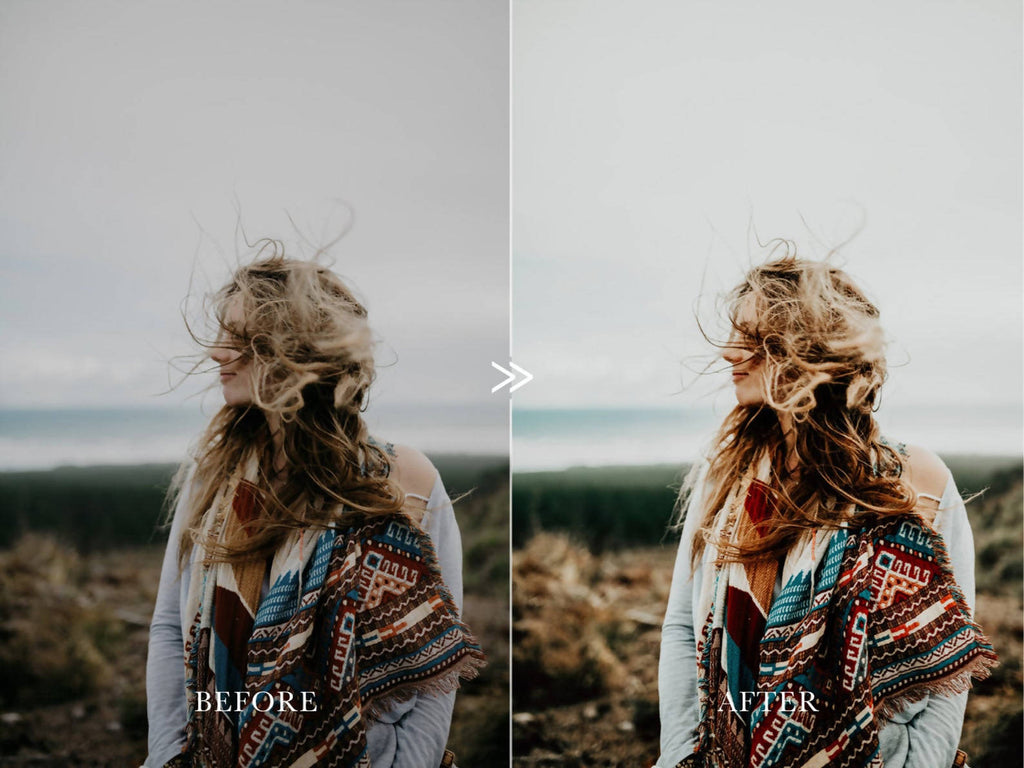 Moody Vibrant ADVENTURE AWAITS Lightroom Presets Pack for Desktop & Mobile