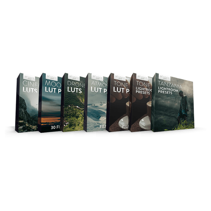 The Moody Bundle / LUTs & Lightroom Presets LUTS Bounce Color 