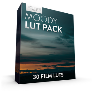 Moody LUT Pack | 30 Film LUTs LUTS Bounce Color 