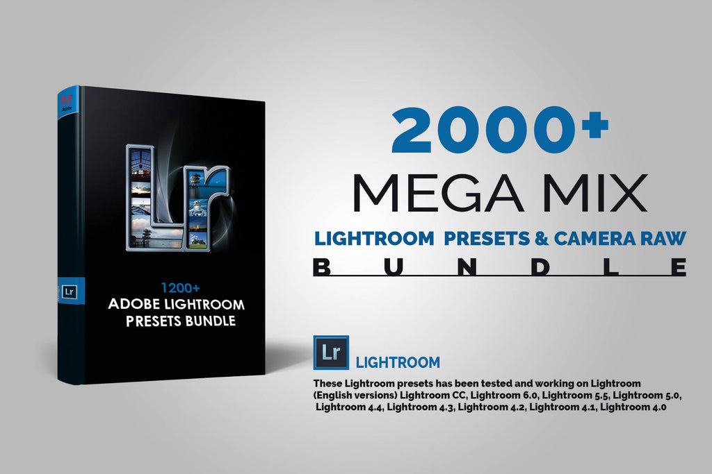 2000+ Mega Mix Lightroom Presets & Camera Raw