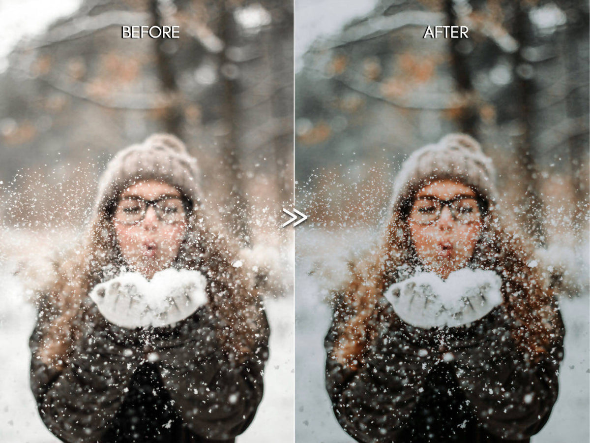 Moody Holiday PEPPERMINT Winter Lightroom Desktop & Mobile Presets for Photographers
