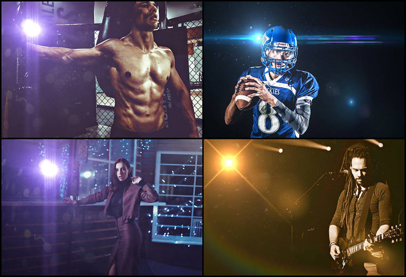 50 Professional Lens Flare Overlays - Part 1