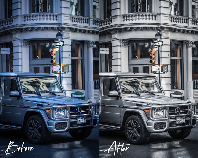 6 Lightroom Presets for Mobile & Desktop, Gray Presets