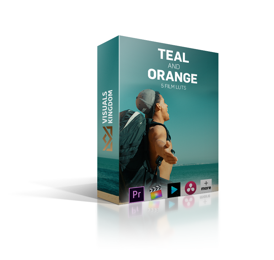 Teal and Orange LUT Pack LUTS Visuals Kingdom 