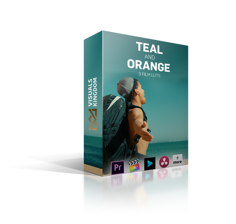 Teal and Orange LUT Pack LUTS Visuals Kingdom 