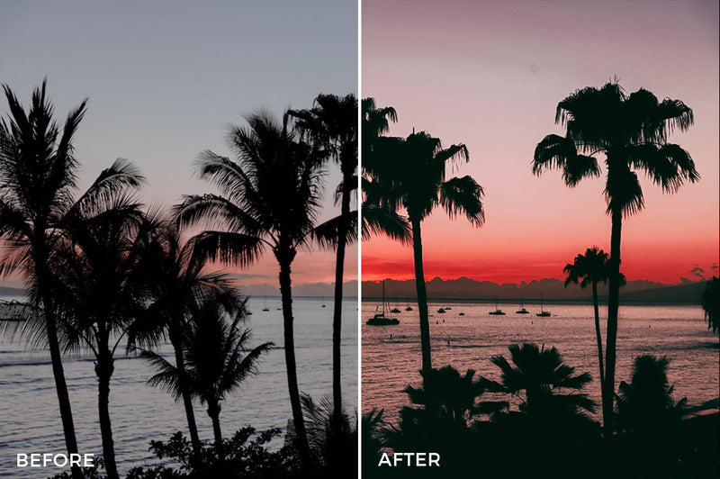 Sunset Lightroom Presets by Presetsh