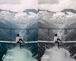 6 Lightroom Presets for Mobile & Desktop, Gray Presets