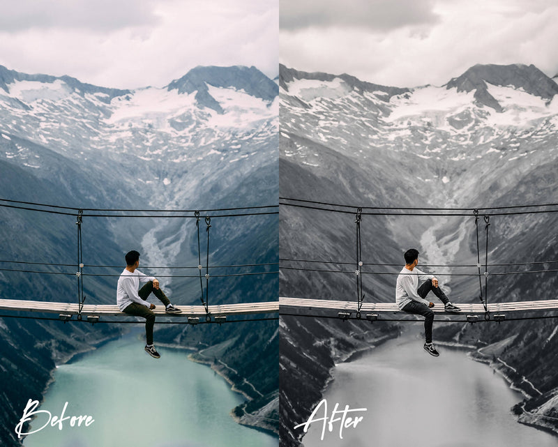 6 Lightroom Presets for Mobile & Desktop, Gray Presets