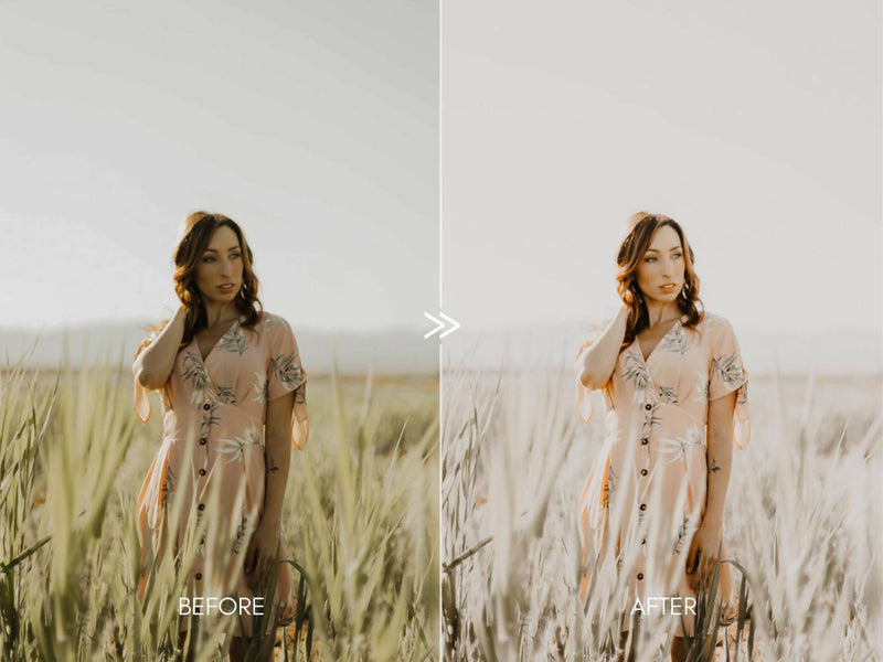 Soft Airy CREAMY PORTRAITS Lightroom Presets Pack for Desktop & Mobile - One Click Photographer Editing Tools