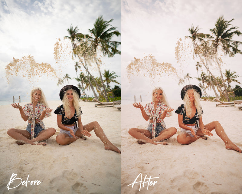 8 Lightroom Presets for Mobile & Desktop, Beach Presets, Tropical Warm Presets, Outdoor Mobile Presets, Instagram Presets, Travel Presets