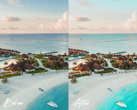 8 Lightroom Presets for Mobile & Desktop, Beach Presets, Tropical Warm Presets, Outdoor Mobile Presets, Instagram Presets, Travel Presets