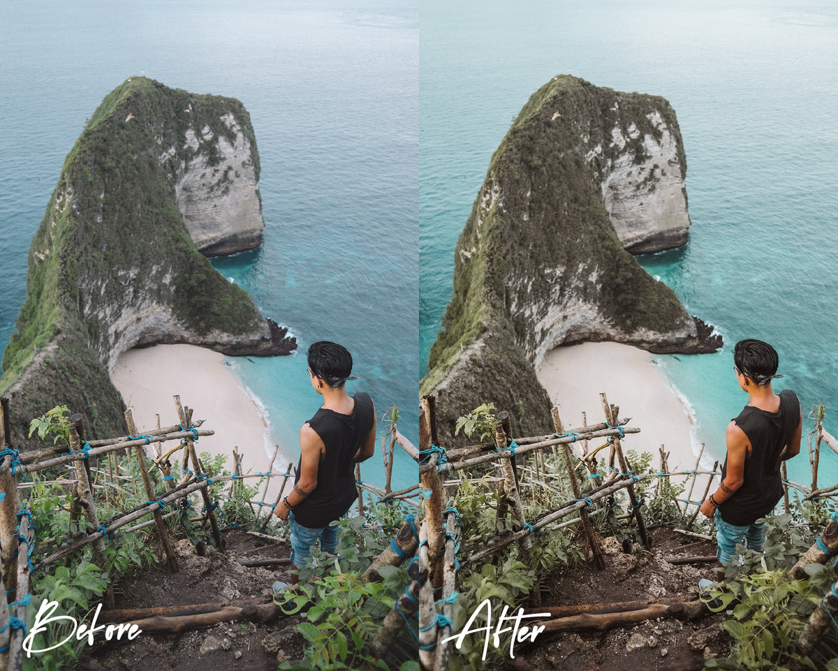 8 Lightroom Presets for Mobile & Desktop, Beach Presets, Tropical Warm Presets, Outdoor Mobile Presets, Instagram Presets, Travel Presets
