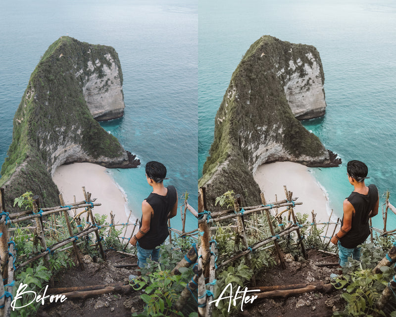 8 Lightroom Presets for Mobile & Desktop, Beach Presets, Tropical Warm Presets, Outdoor Mobile Presets, Instagram Presets, Travel Presets