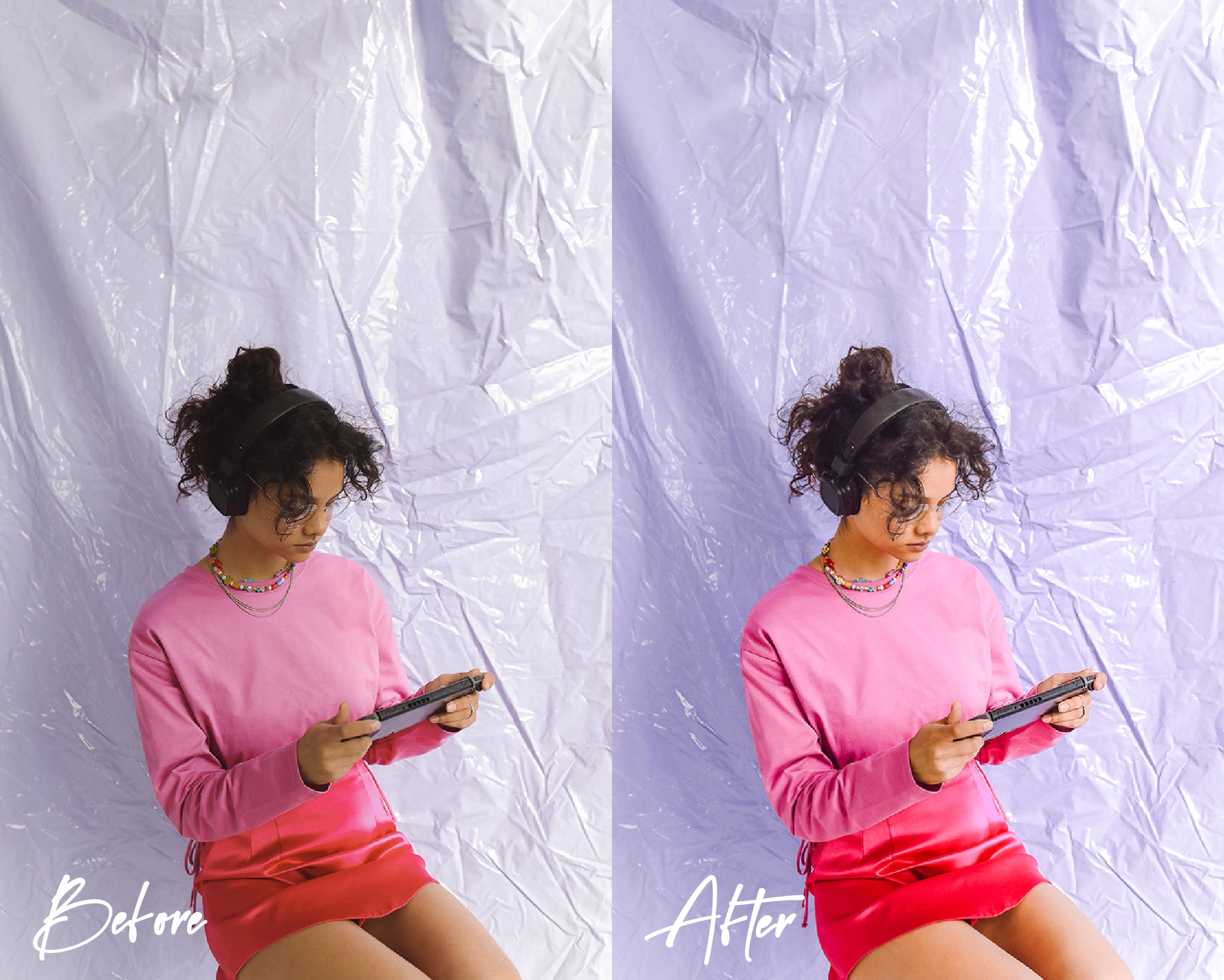 8 Lightroom Presets for Mobile & Desktop, Lavender Presets, Autumn Presets, Lilac Mobile Presets, Violet Instagram Presets, Blogger Presets