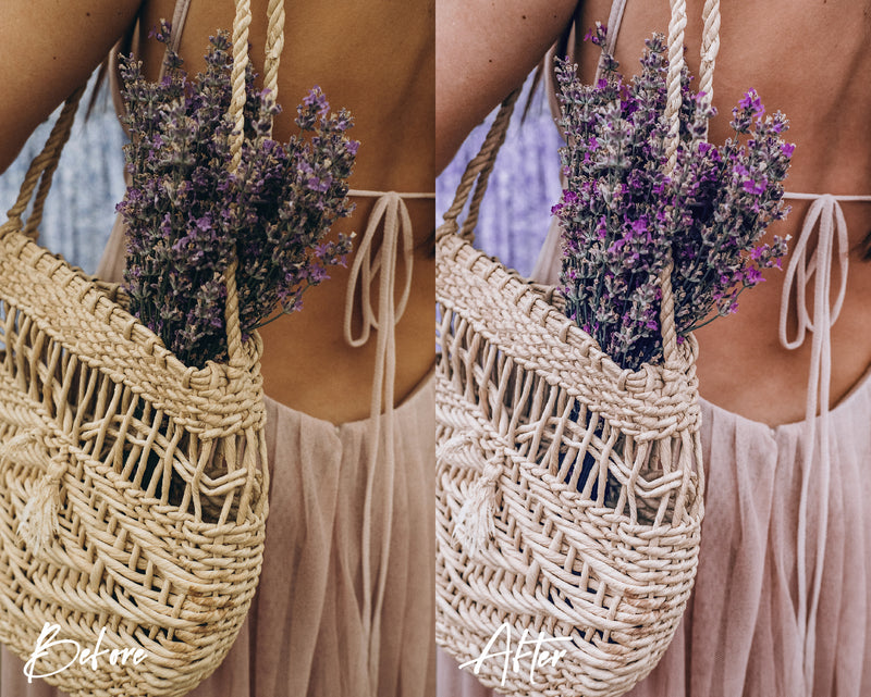 8 Lightroom Presets for Mobile & Desktop, Lavender Presets, Autumn Presets, Lilac Mobile Presets, Violet Instagram Presets, Blogger Presets