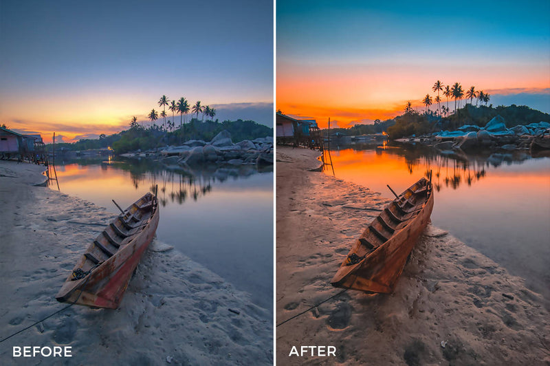 Sunset Lightroom Presets by Presetsh