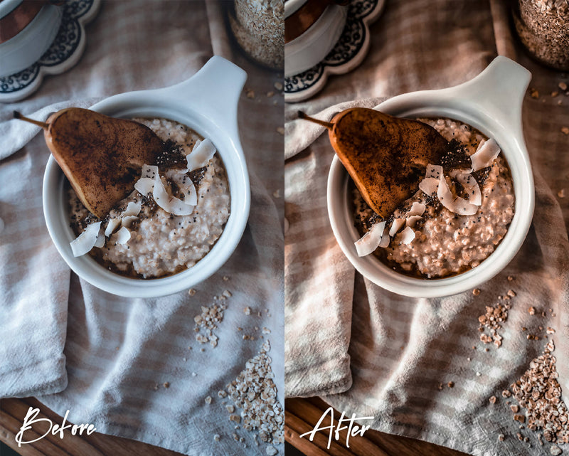 6 Lightroom Presets for Mobile & Desktop, Chocolate Presets