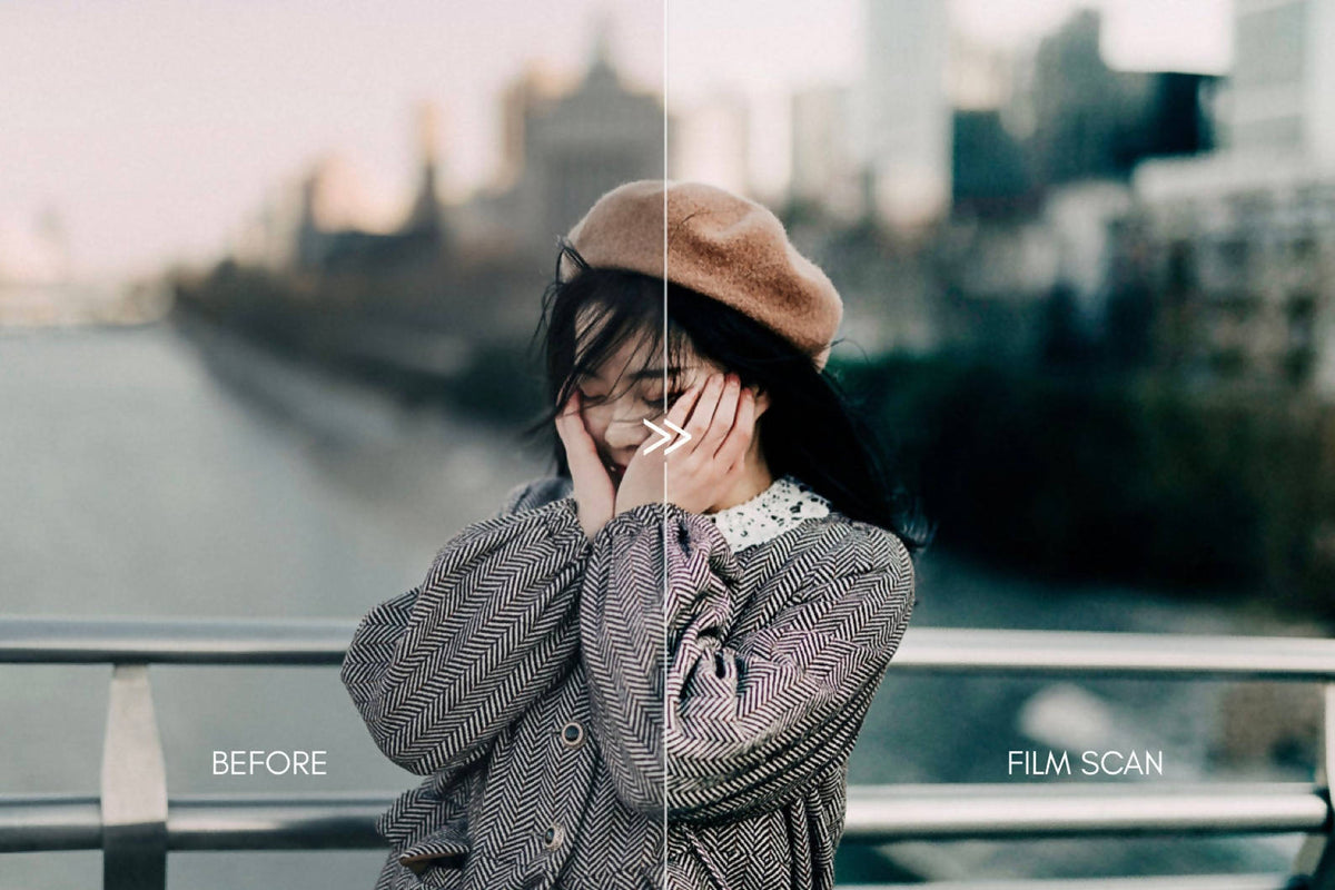 Analog Film Inspired Moody Lightroom Presets Pack for Desktop & Mobile