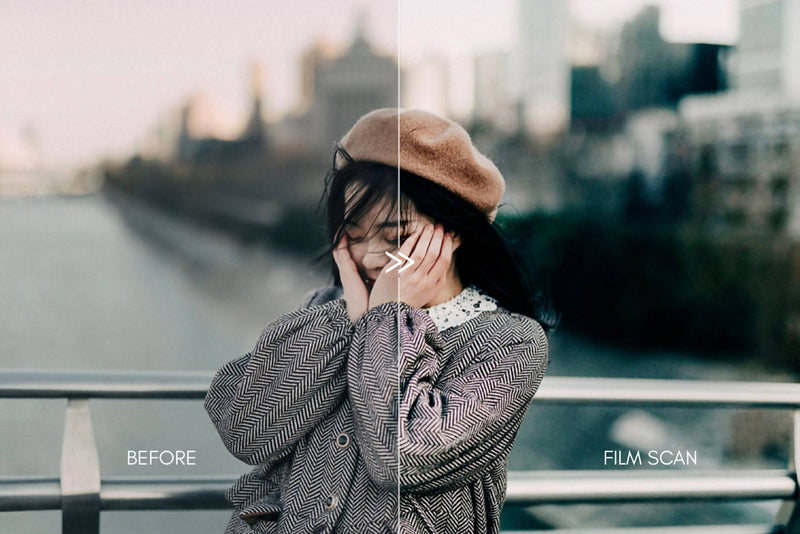 Analog Film Inspired Moody Lightroom Presets Pack for Desktop & Mobile
