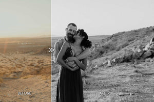 Moody BW Film Lightroom Presets Pack for Desktop & Mobile - One Click Photographer Editing Tools