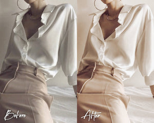 10 Lightroom Presets, Mobile & Desktop, Cream Beige Presets