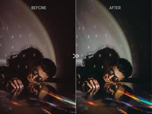 Moody Vibrant NEON LIGHTS Editorial Lightroom Presets Pack for Desktop & Mobile