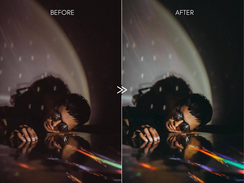 Moody Vibrant NEON LIGHTS Editorial Lightroom Presets Pack for Desktop & Mobile
