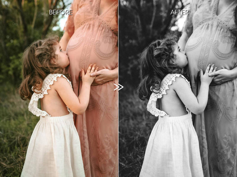 Natural Outdoor FAMILY Portrait Lightroom Presets Pack for Desktop & Mobile - One Click Photographer Editing Tools