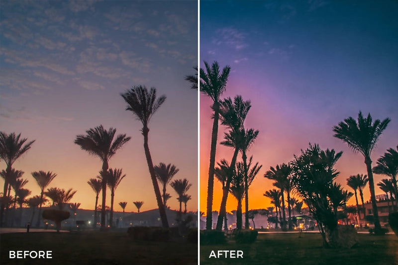 Sunset Lightroom Presets by Presetsh