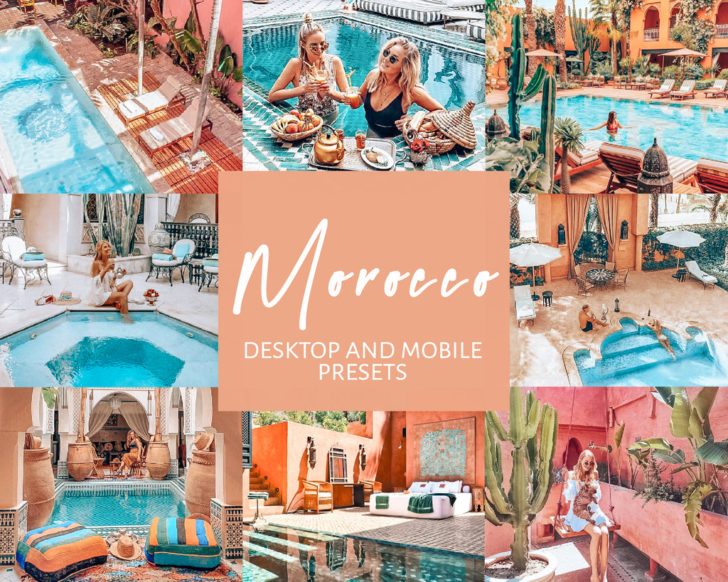 10 Lightroom Presets for Mobile & Desktop - Morocco Presets