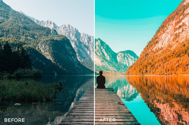 Orange & Teal Lightroom Presets by Presetsh Lightroom Presets Presetsh 