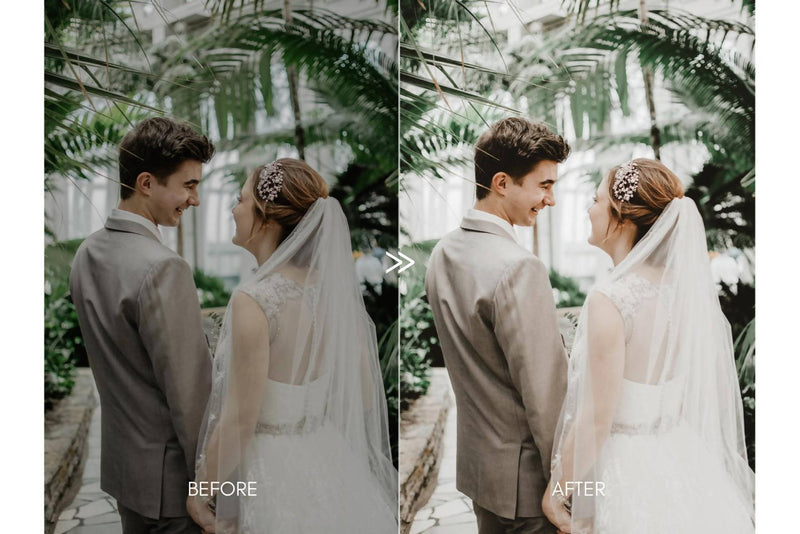 Light and Airy Wedding HIM & HER Fine Art Couples Lightroom Presets Pack for Desktop and Mobile - One Click Photographer Editing Tools