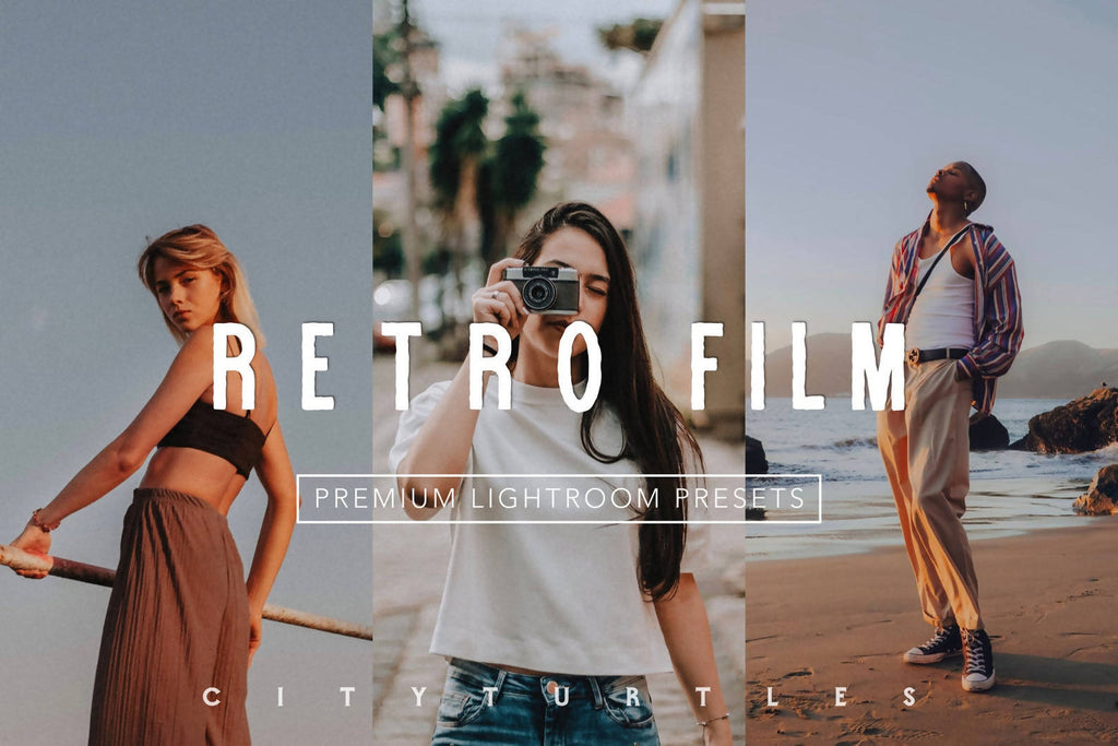 Moody RETRO FILM Color Lightroom Presets for Desktop & Mobile