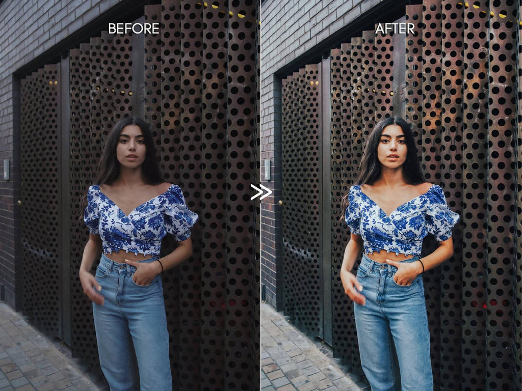 Clean Modern STREET STYLE Editorial Lightroom Presets Pack for Desktop and Mobile - One Click Photography Editing Tools