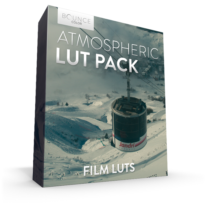 Film LUTs Atmospheric LUT Moody RED Arri Sony Panasonic GoPro Black Magic BMPCC4K