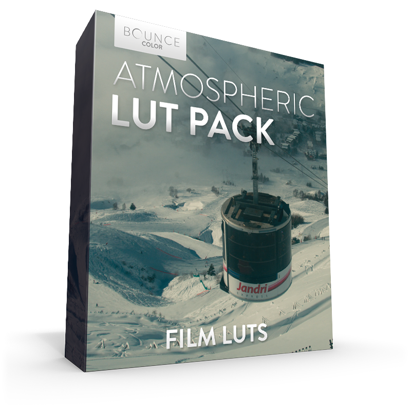 Film LUTs Atmospheric LUT Moody RED Arri Sony Panasonic GoPro Black Magic BMPCC4K