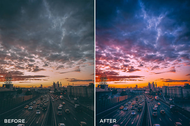 Sunset Lightroom Presets by Presetsh