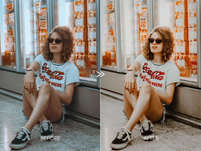 90's RETRO Moody Lightroom Presets Pack for Desktop and Mobile