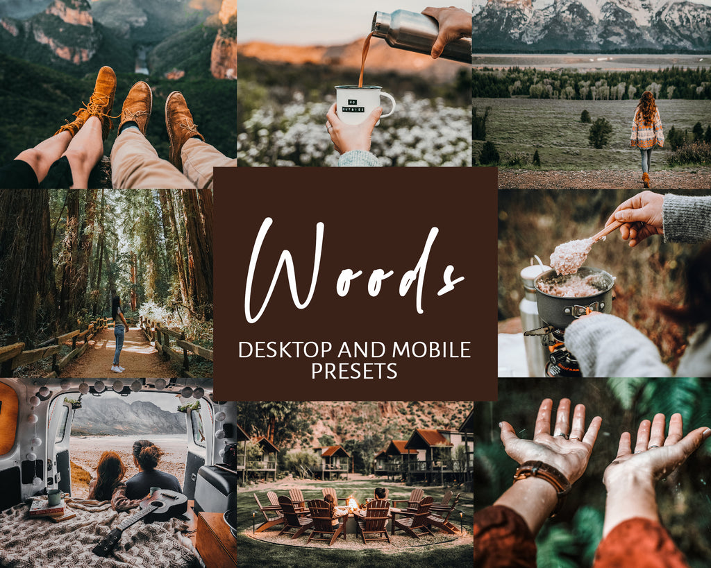 8 Lightroom Presets for Mobile & Desktop - Woods Presets