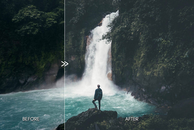 Moody Matte VSCO Film Inspired, Cinematic Adventure Lightroom Presets Pack for Desktop and Mobile - One Click Photographer Editing Tools