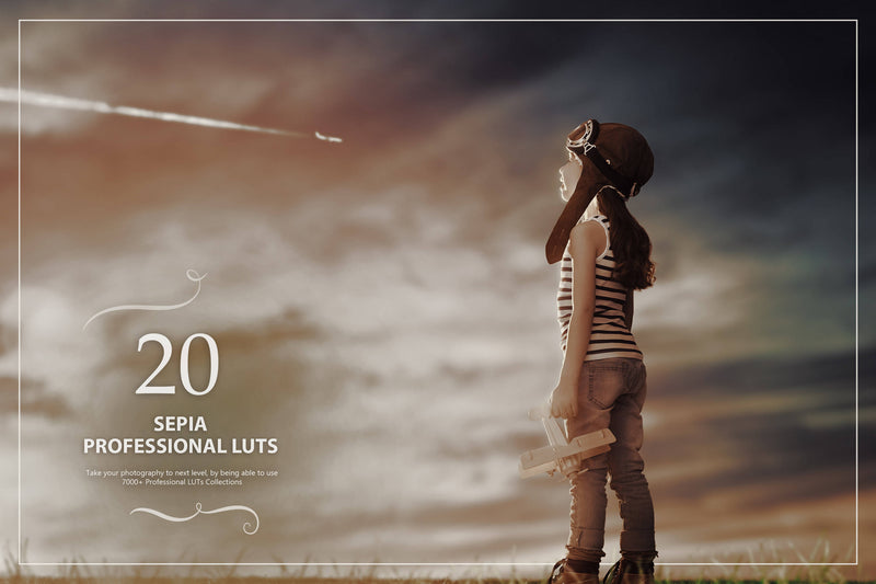20 Sepia LUTs Pack