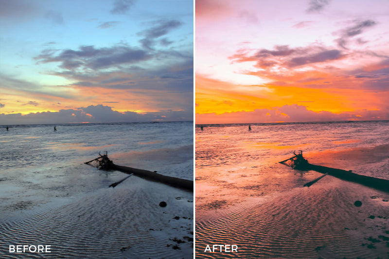 Sunset Lightroom Presets by Presetsh