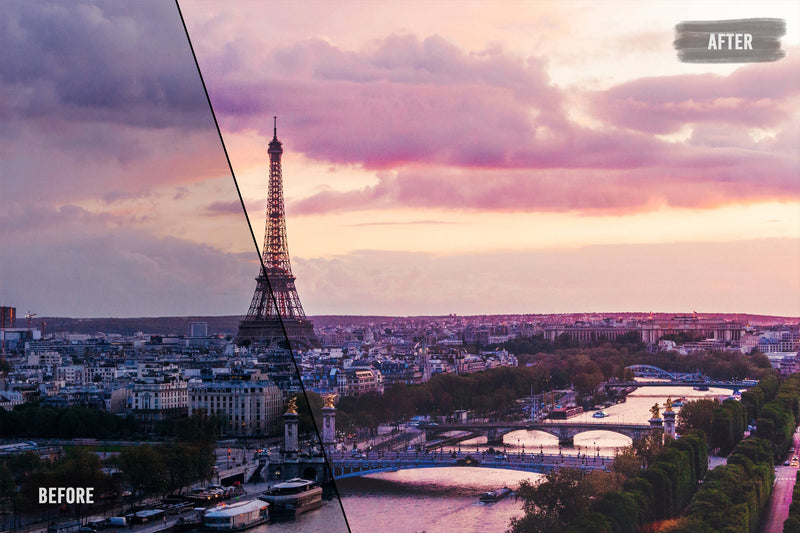 20 Paris LUTs Pack